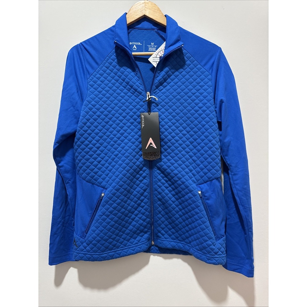 Antigua MLB 2018 All-Stars Game Womens Full Zip Jacket Blue Size M PRF72